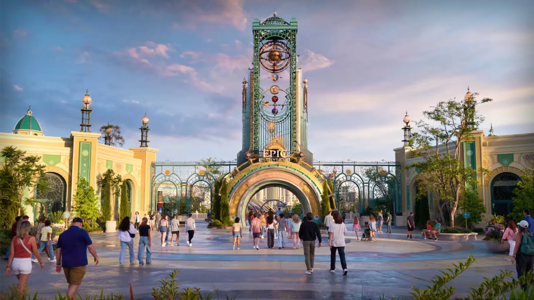 Portail d'entrée du Parc Epic Universe / © Universal orlando Resort