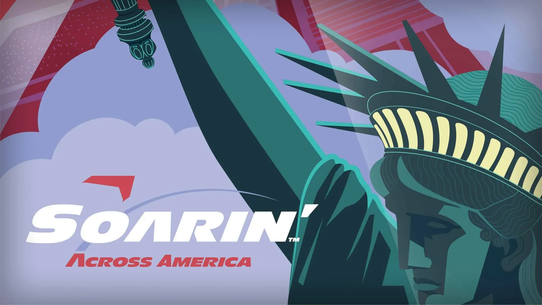 Affiche officielle de Soarin' over America à Disney California Adventure et Epcot / © Disney