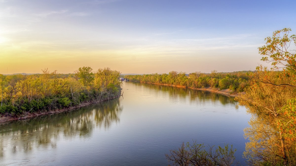 A river