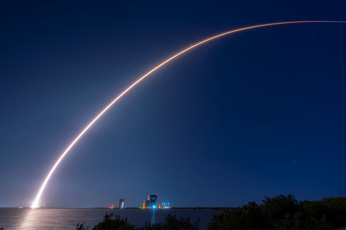 Falcon 9 rocket launch