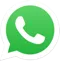 Ícone do aplicativo WhatsApp em um fundo verde com símbolo de telefone branco.