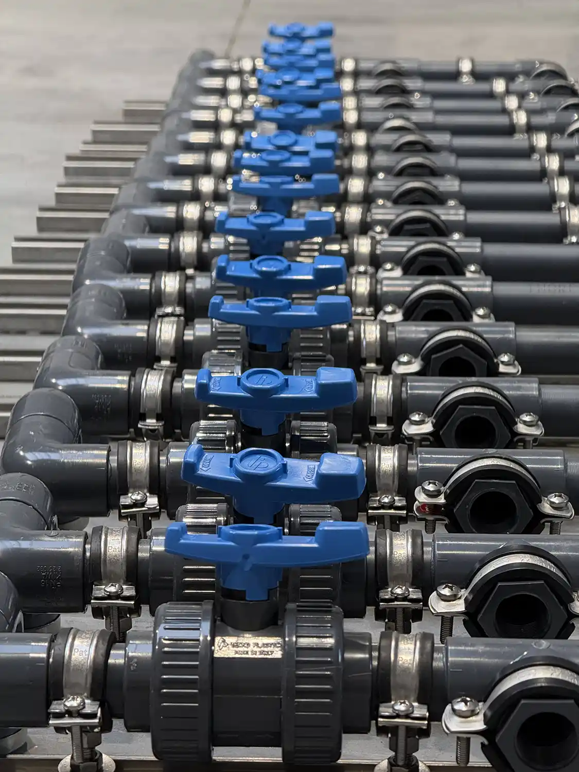 Close up of high-quality European parts from the EQUIA Ebb and Flow system