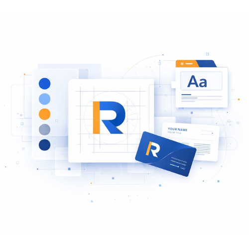 Illustration representing website and brand growth