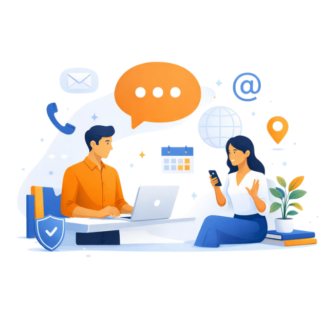 Illustration representing website and brand growth