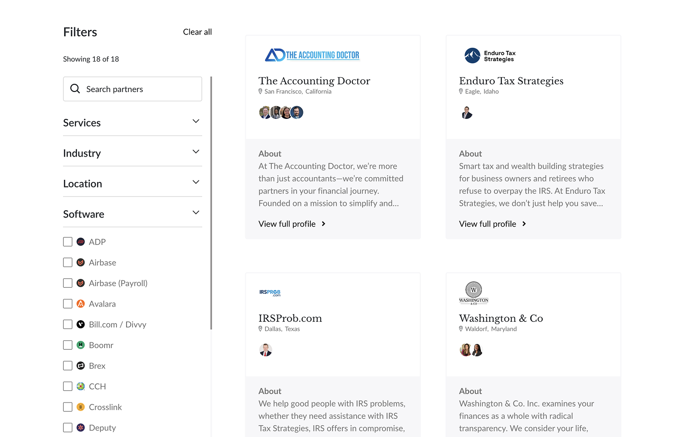Instead website screenshot