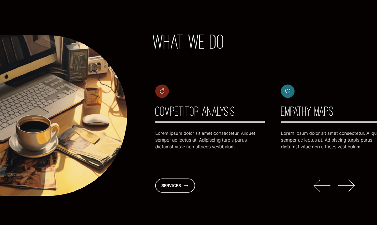 Research Lab website screenshot