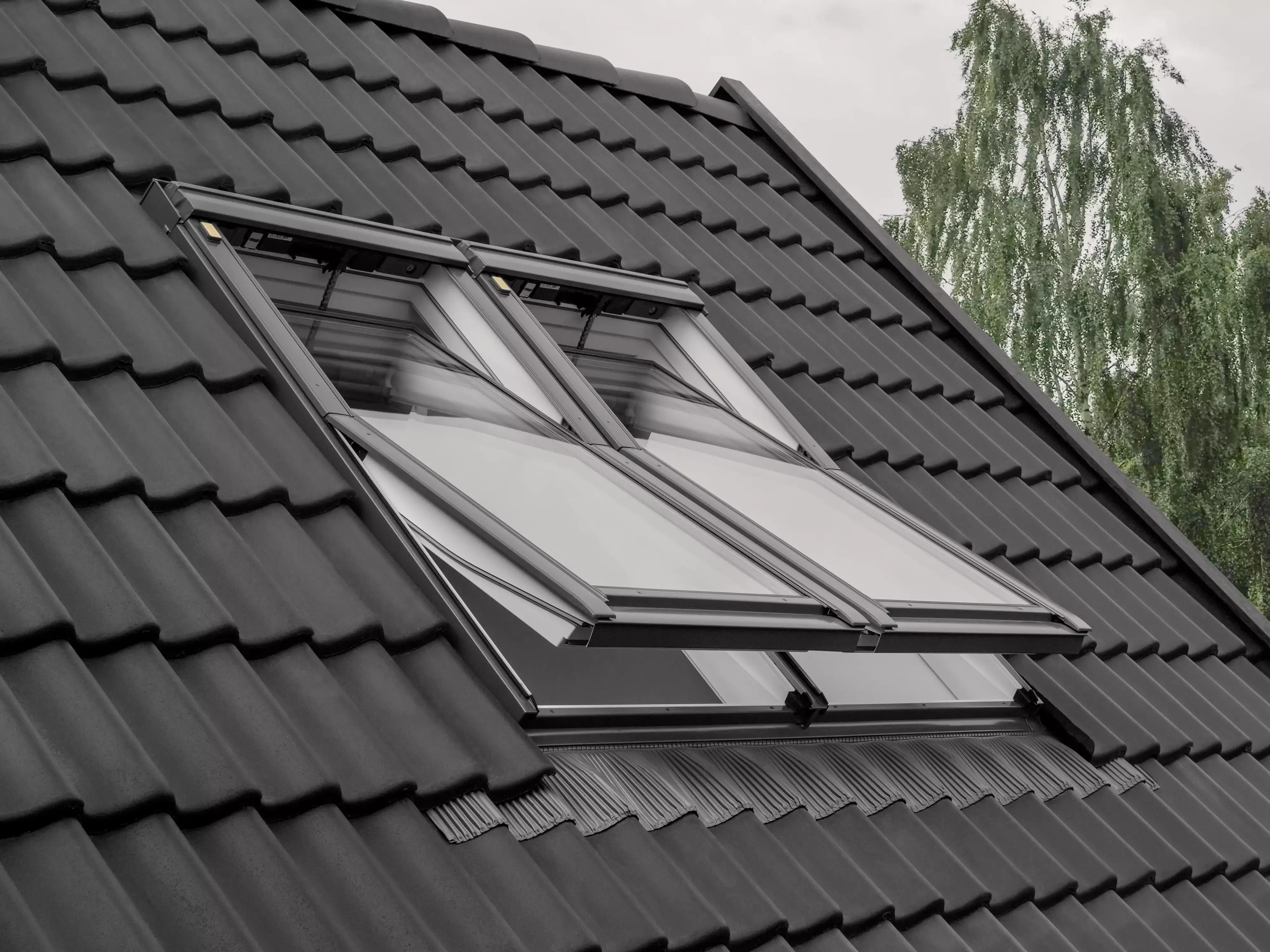 image of completed roof project (for a roofing contractor)