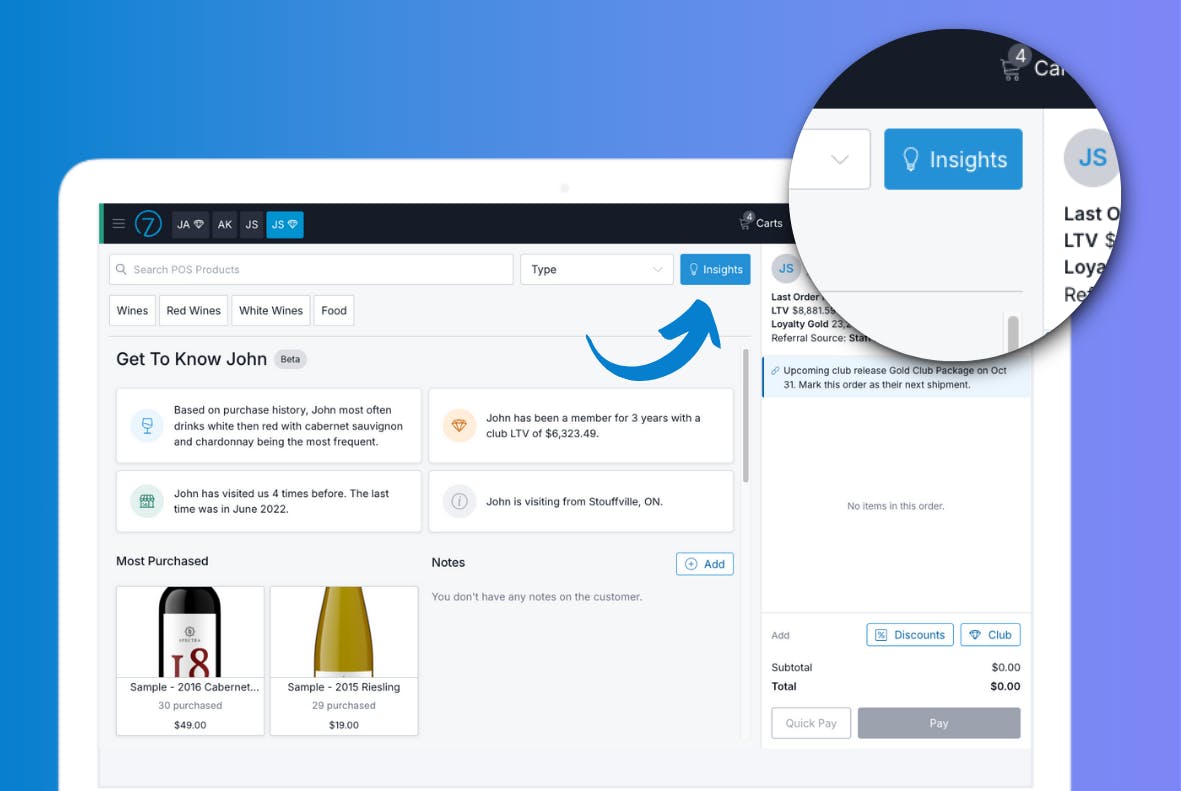 POS Insights on Commerce7