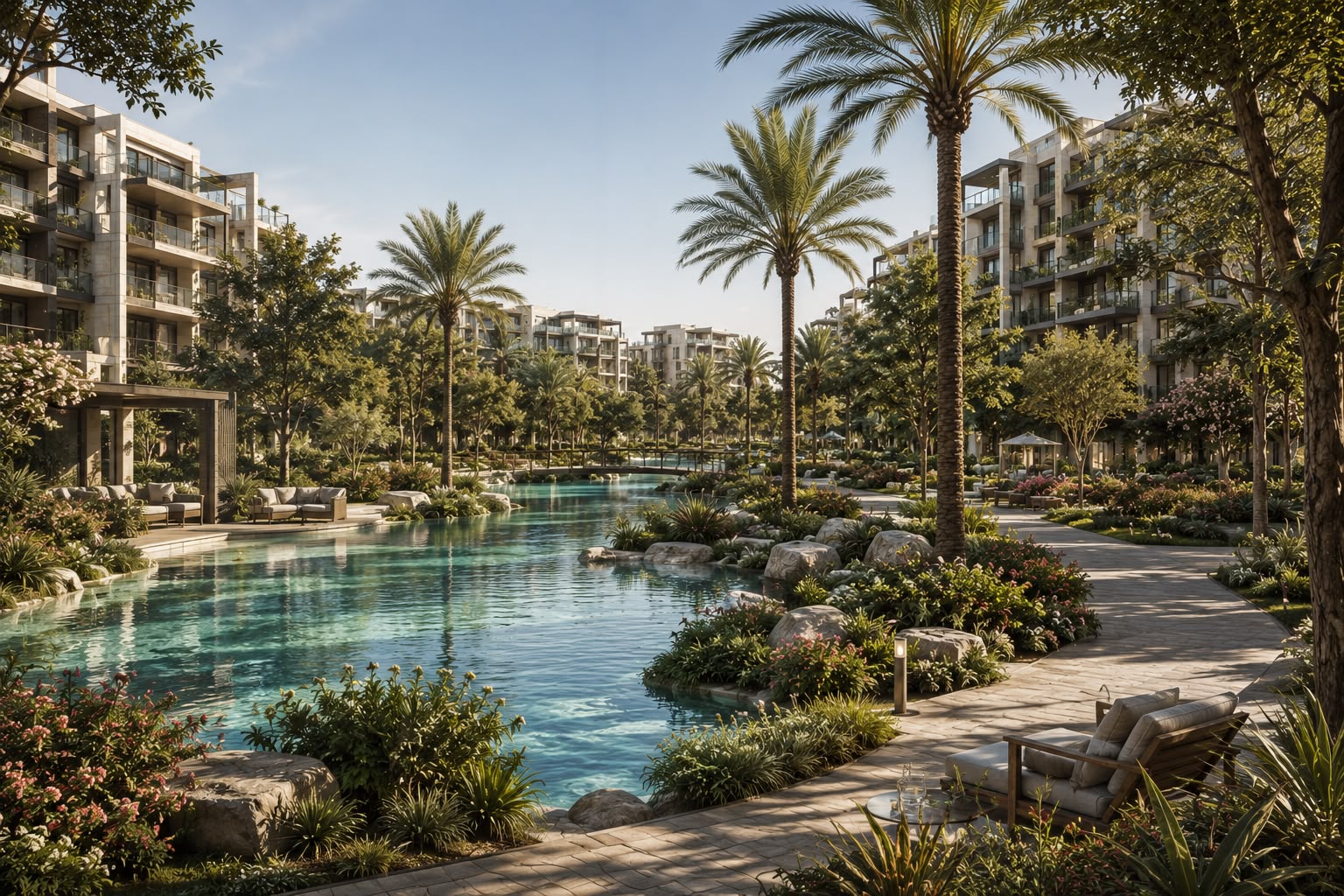 Contemporary private villa at Mirage Radiance