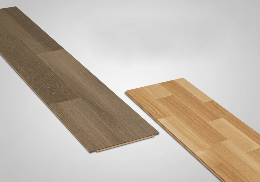 A coffee shop with vinyl flooring.