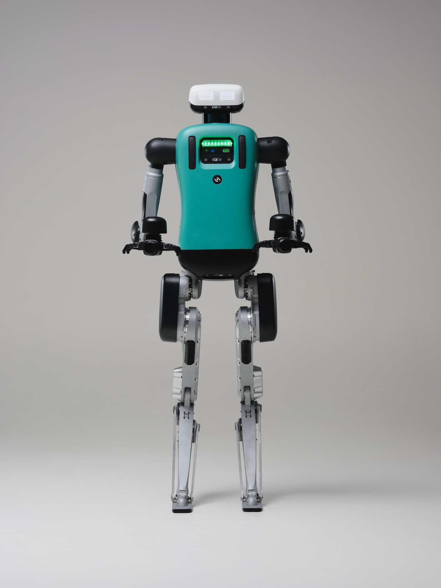 Agility Robotics Digit warehouse handling pose.