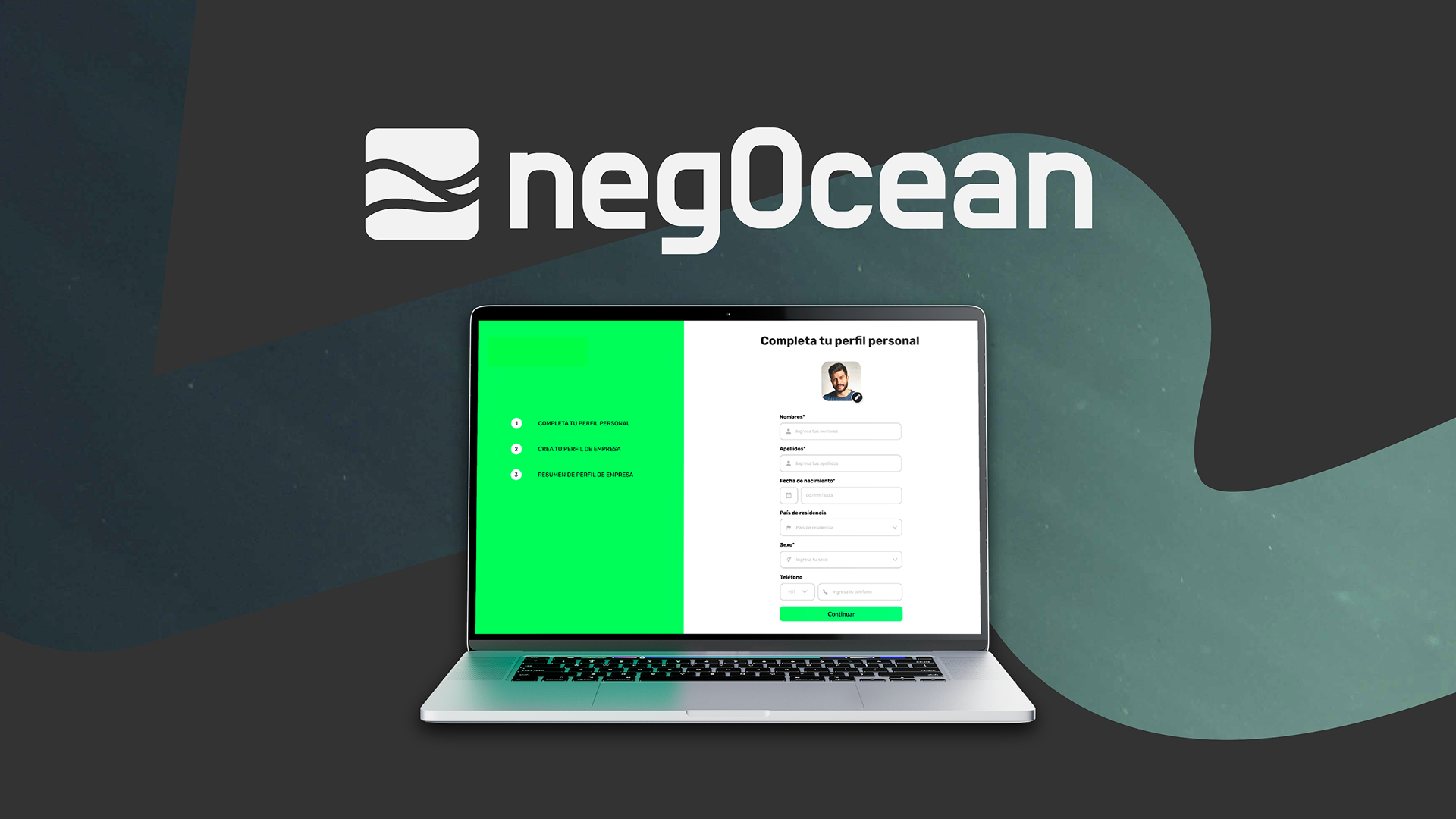 NegOcean mockup