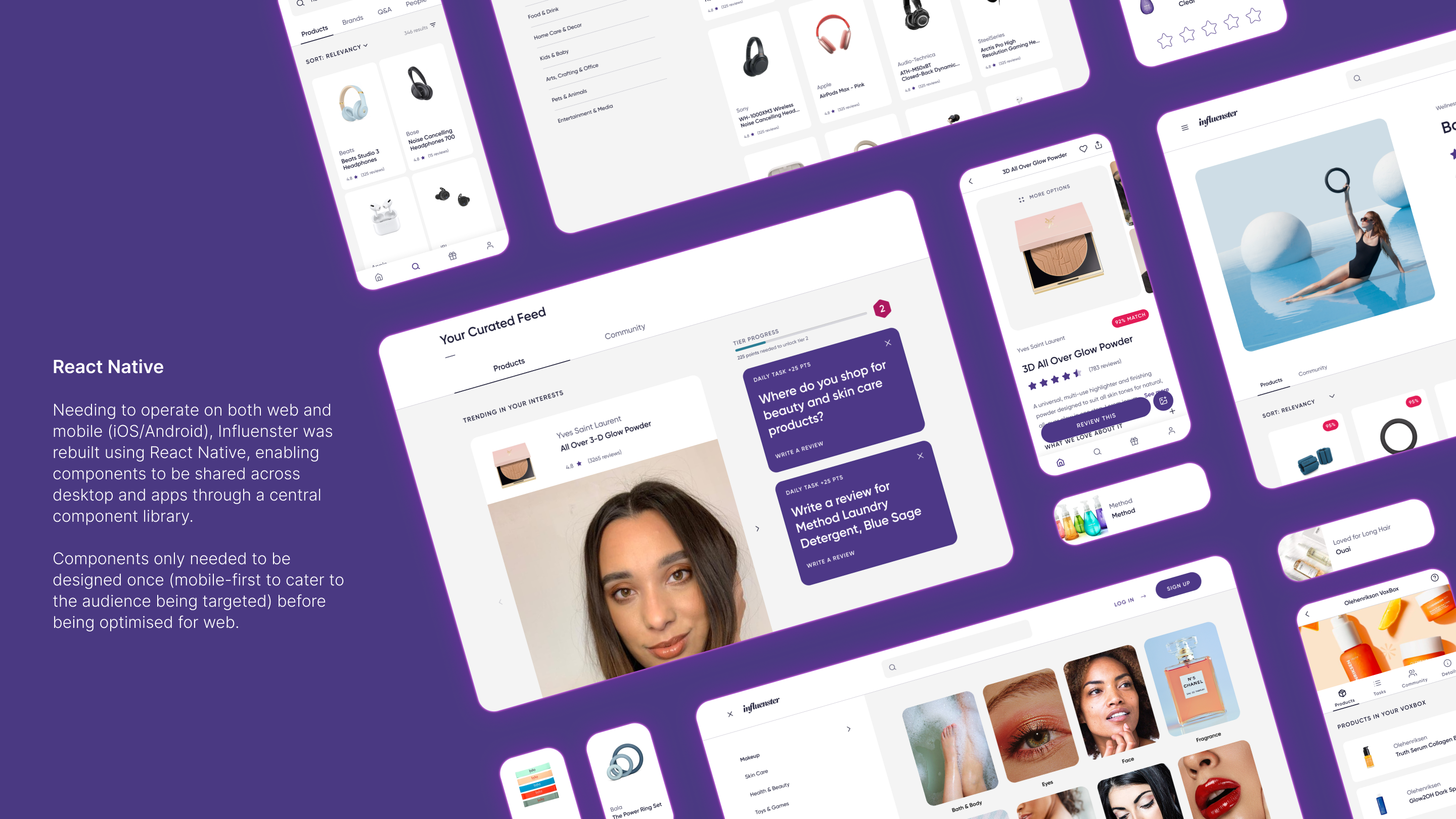 Influenster Carousel - Components