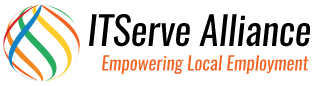 ITServe Alliance logo with tagline Empowering Local Employment.