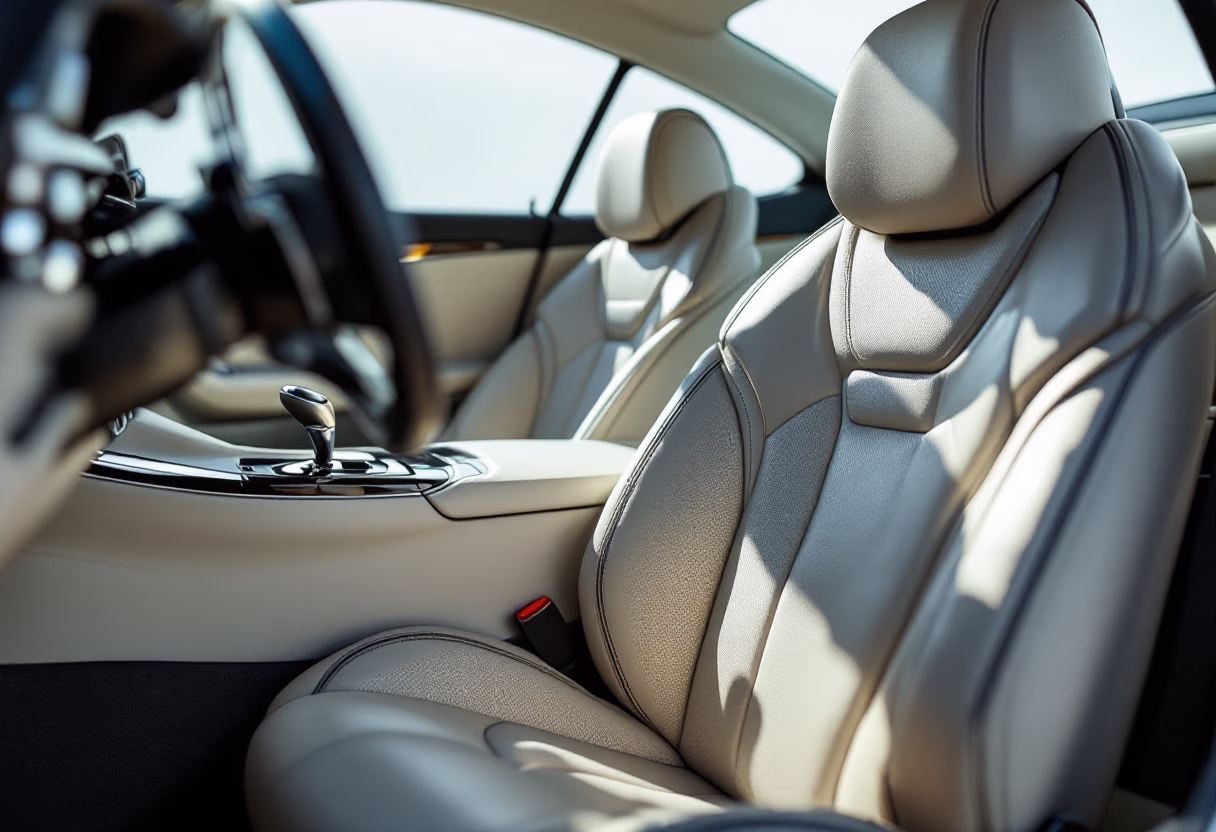 image of a car interior detailing service