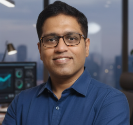 image of obituary card in serene setup