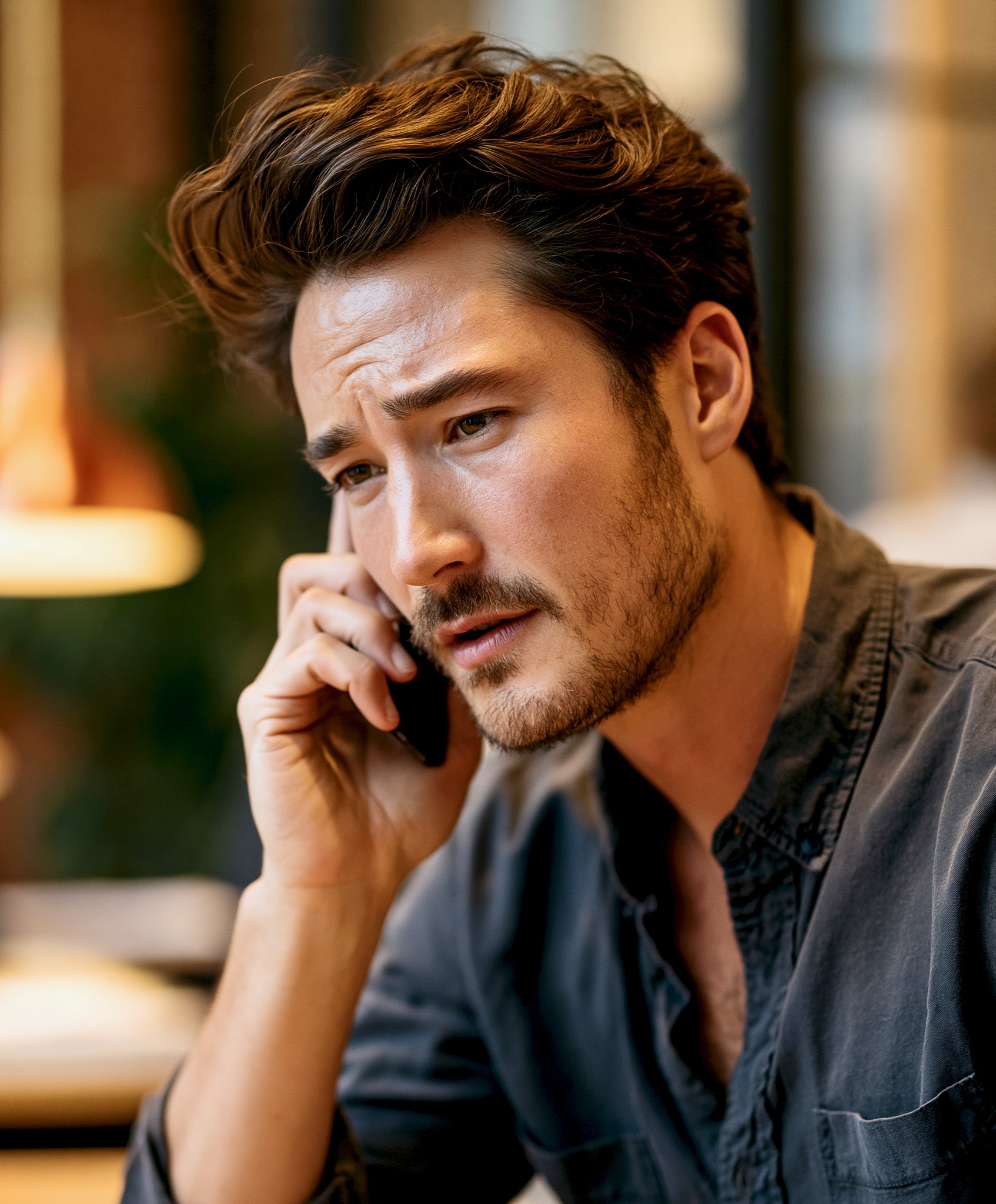B2B salesperson actively listening and reading a prospect's tone during a cold call