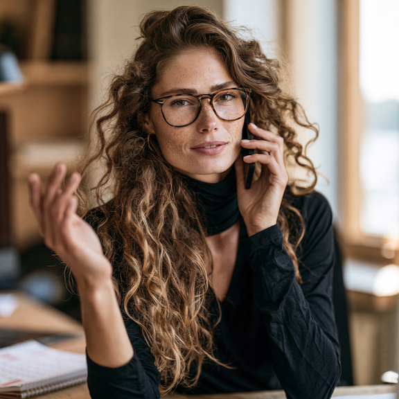 B2B salesperson confidently transitioning from a diagnostic conversation to booking a sales meeting