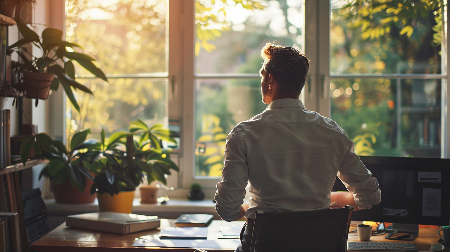 B2B salesperson using the 3-minute reset to recover from a bad cold call and stop the emotional spiral