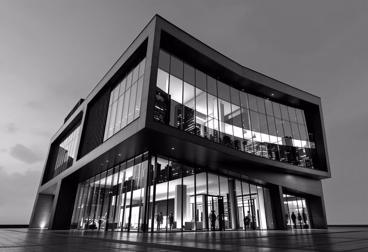 image of modern office exterior for an erp company