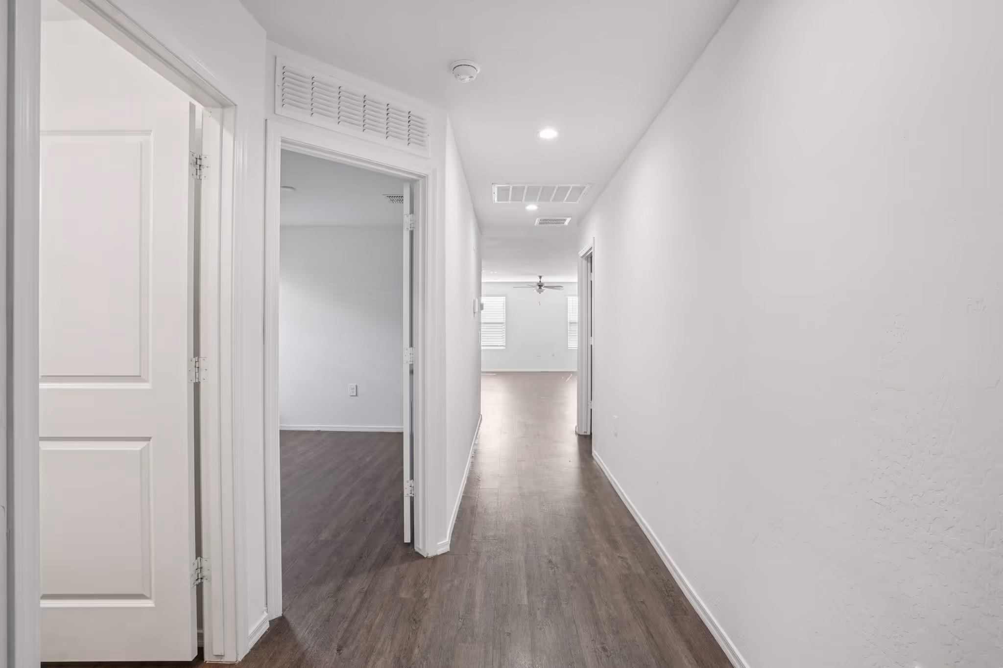 Hallway leading into rooms