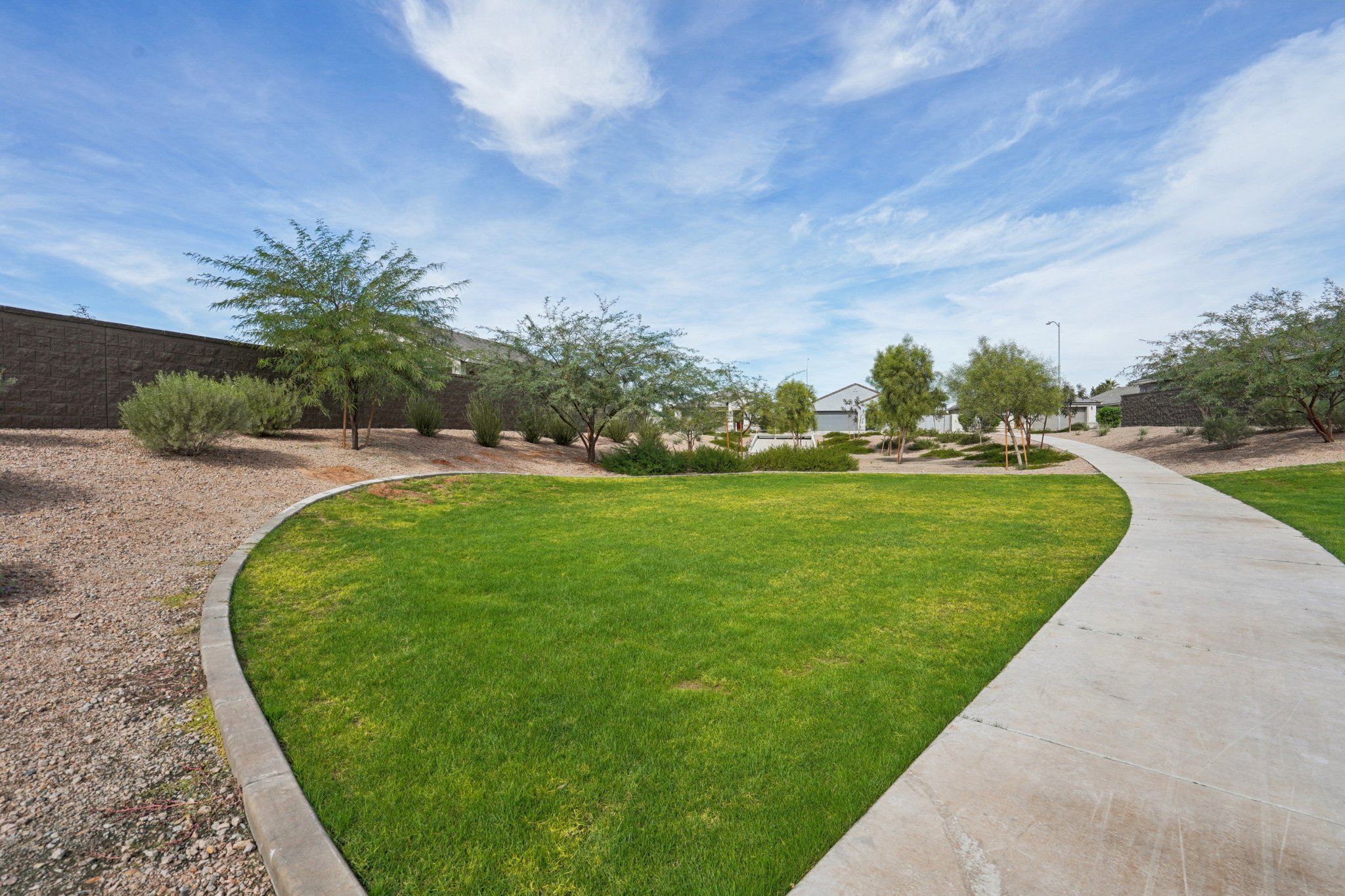 Large grassy area