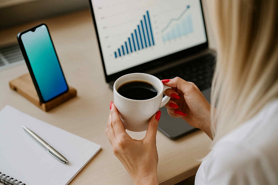Tamra Fakhoorian working at desk.