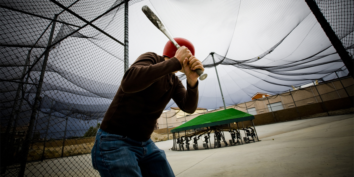 Batting cage at Clubhouse in Greece NY