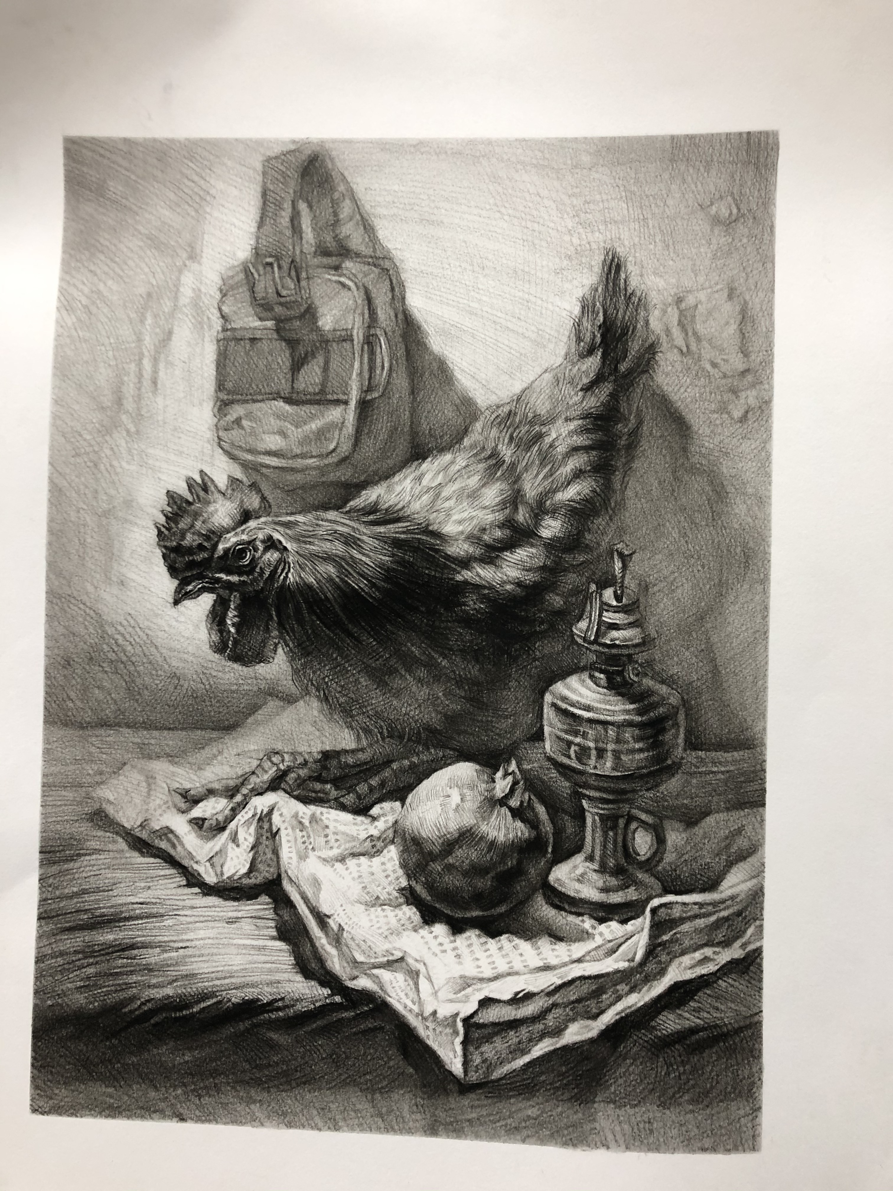 Charcoal Drawing Combination