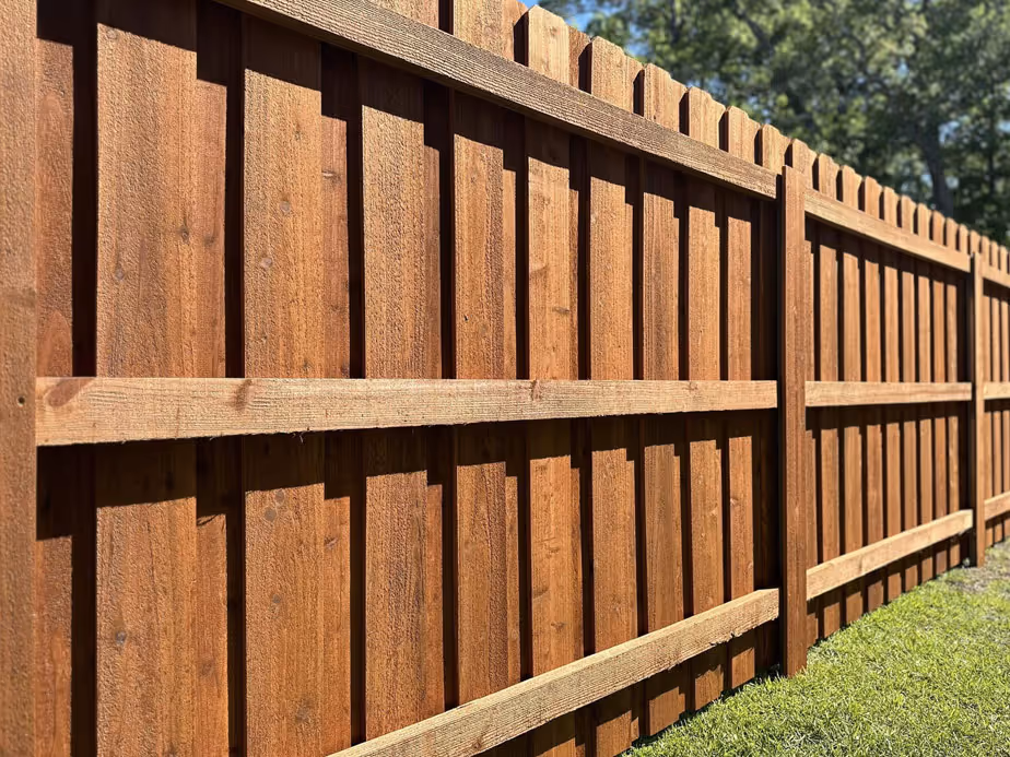 wood fence