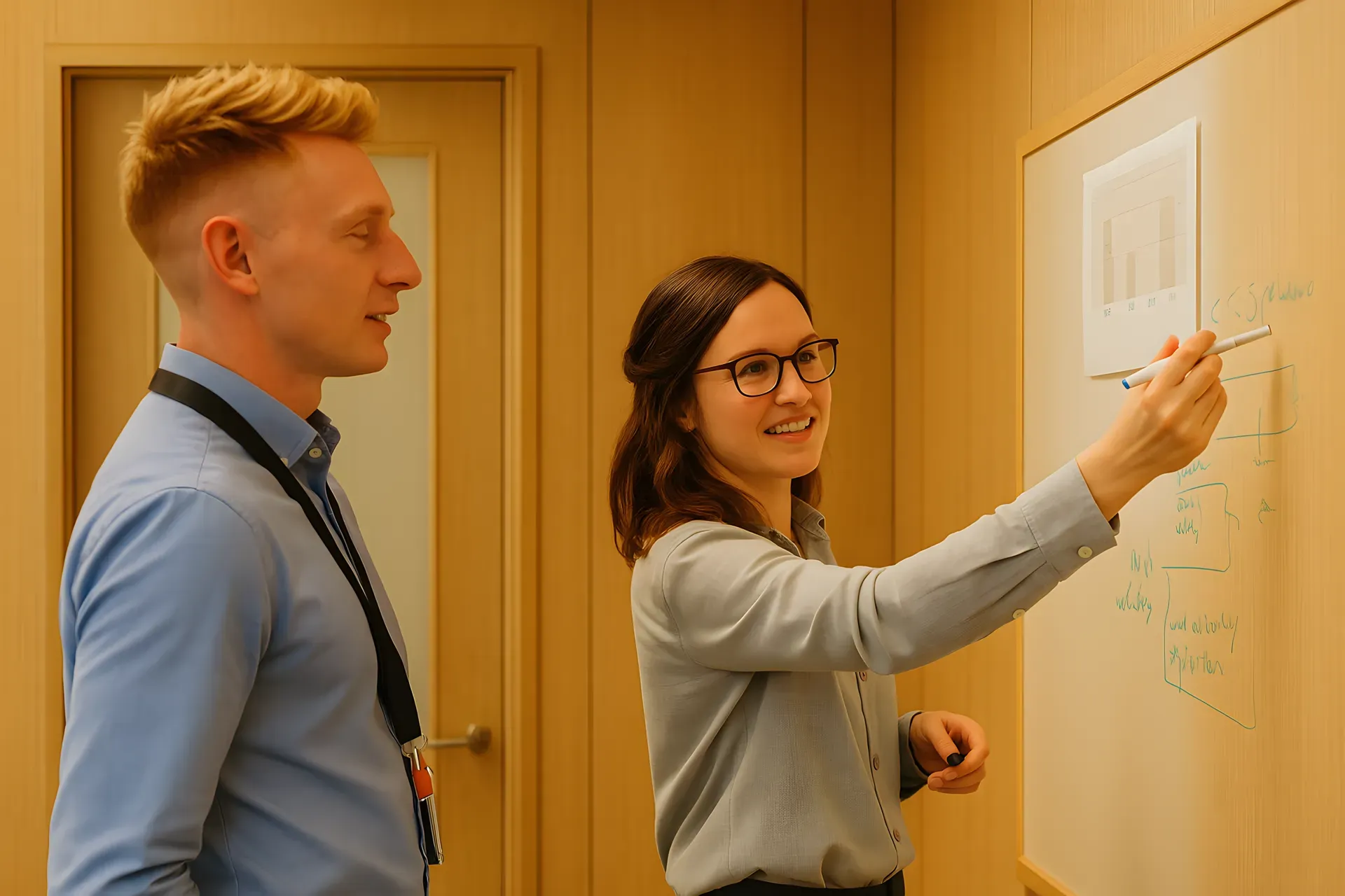 A photo of a customer