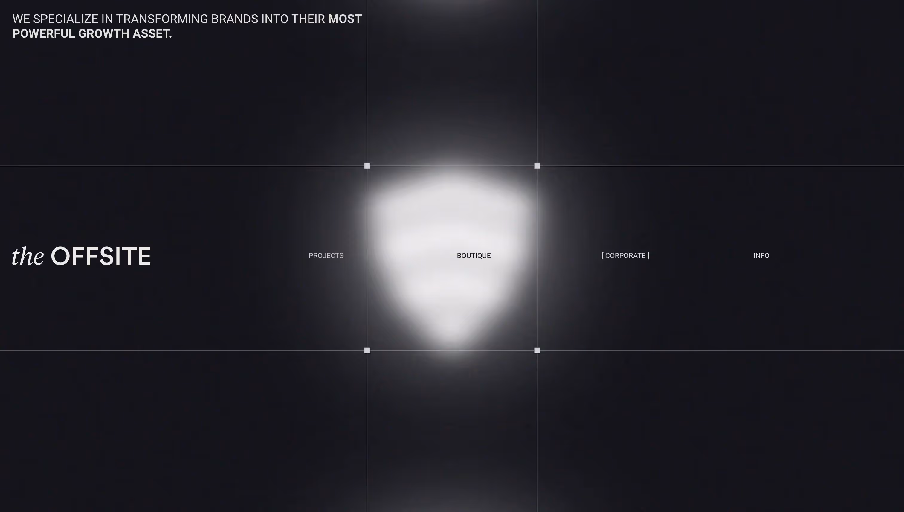 The Offsite Agency portfolio website showcasing design excellence