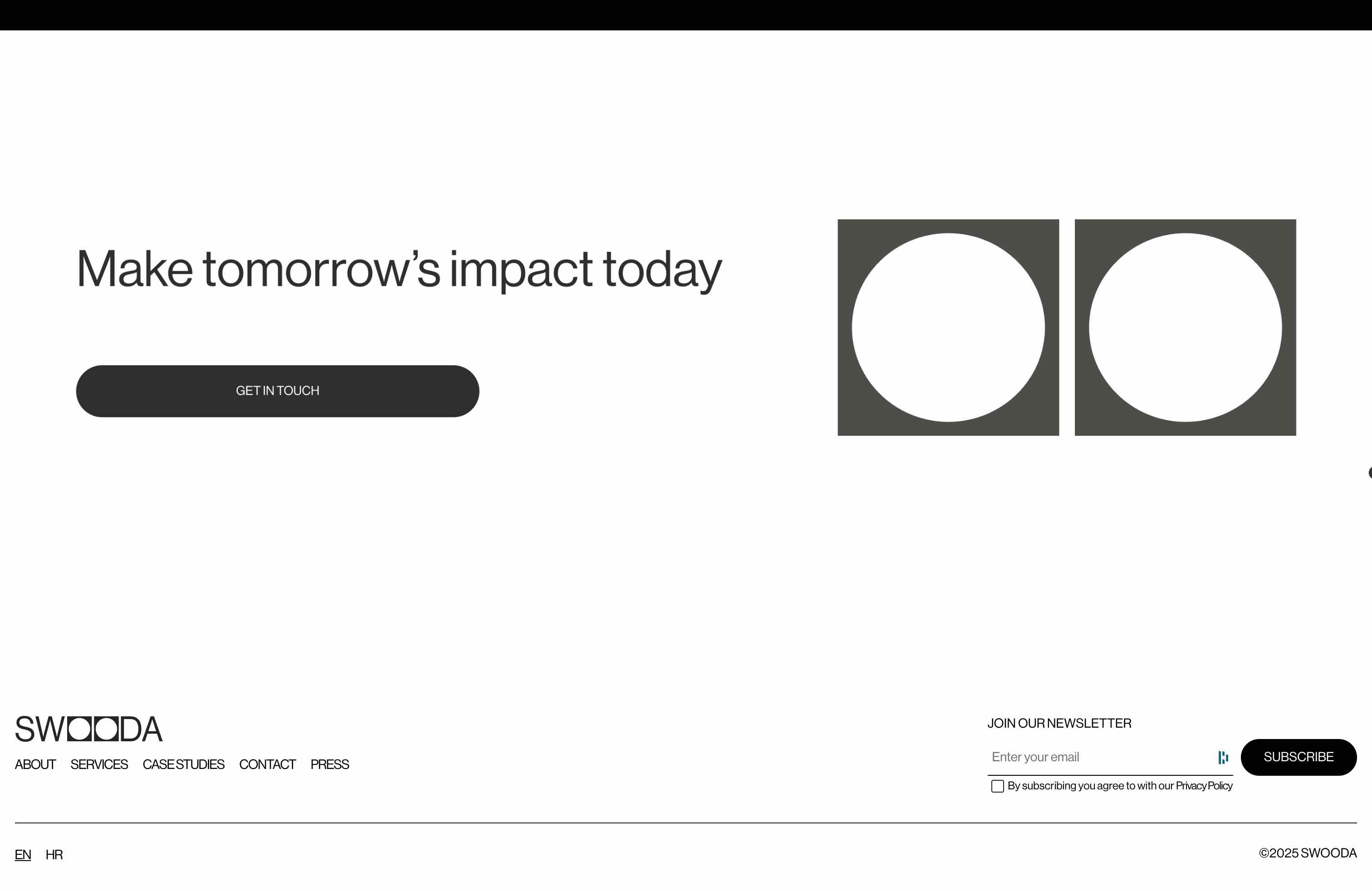 Swooda store design using recycled footwear waste