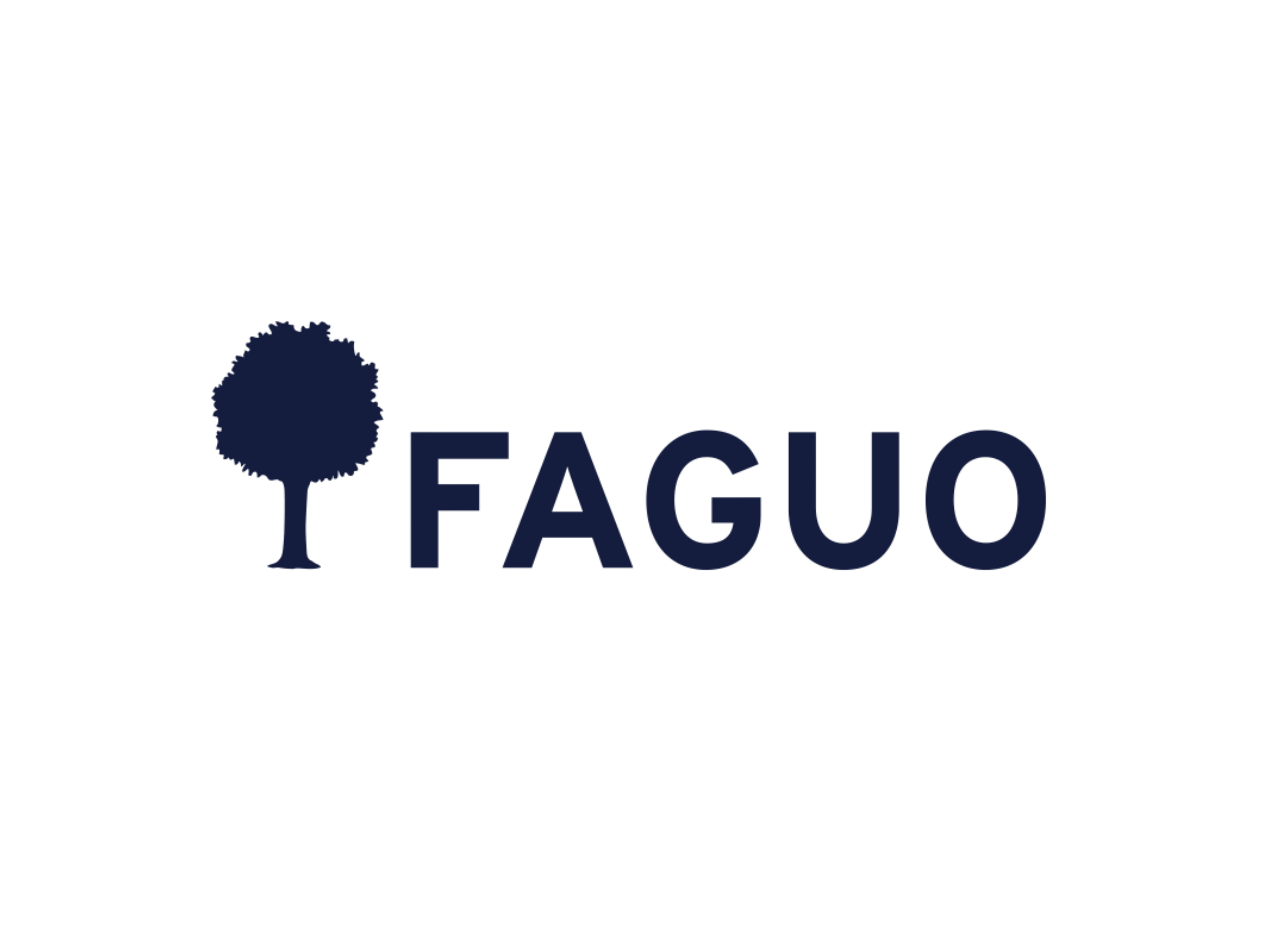 FAGUO logo with a stylized tree icon to the left of the text.