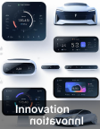 Innovation → image of futuristic interfaces, prototypes, or experimental ideas.