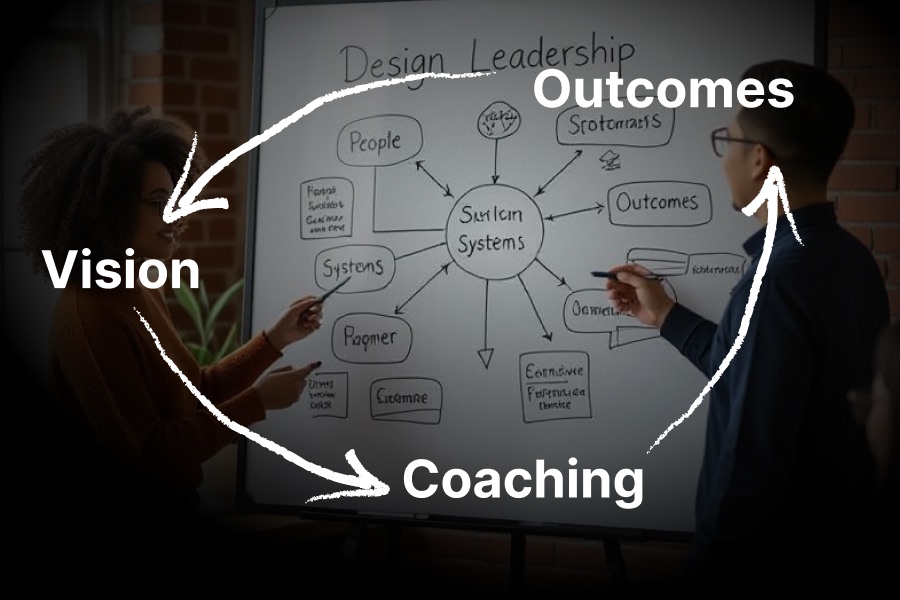 Leadership → how to scale teams + vision.
