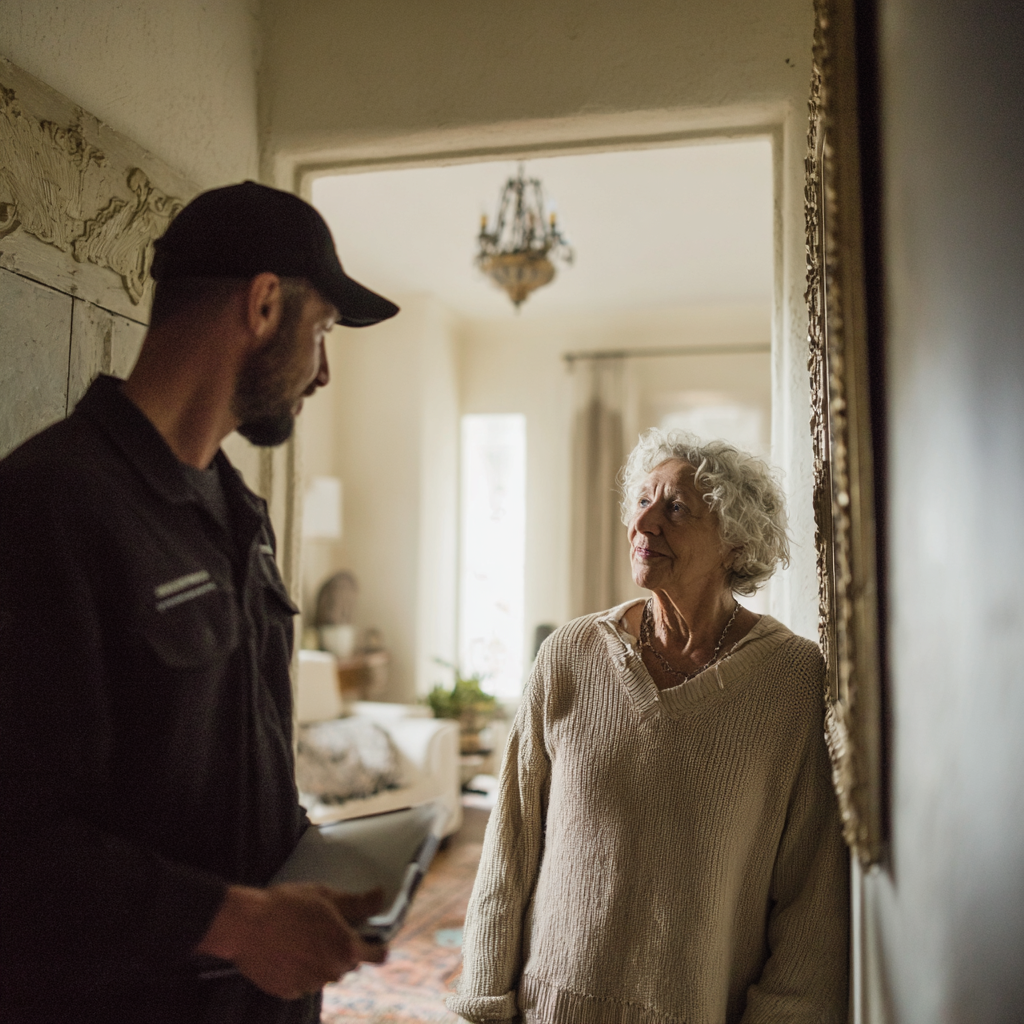 image of store helping customers (for a home goods store)
