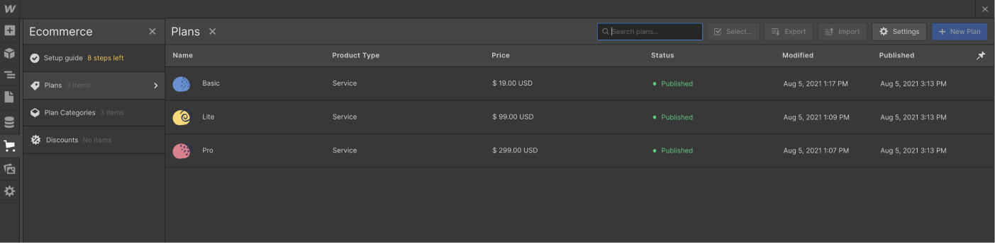 eCommerce Collection - Saaslify X Webflow Template