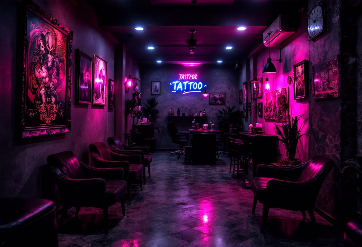 [background image] image of a serene studio environment (for a tattoo studio)