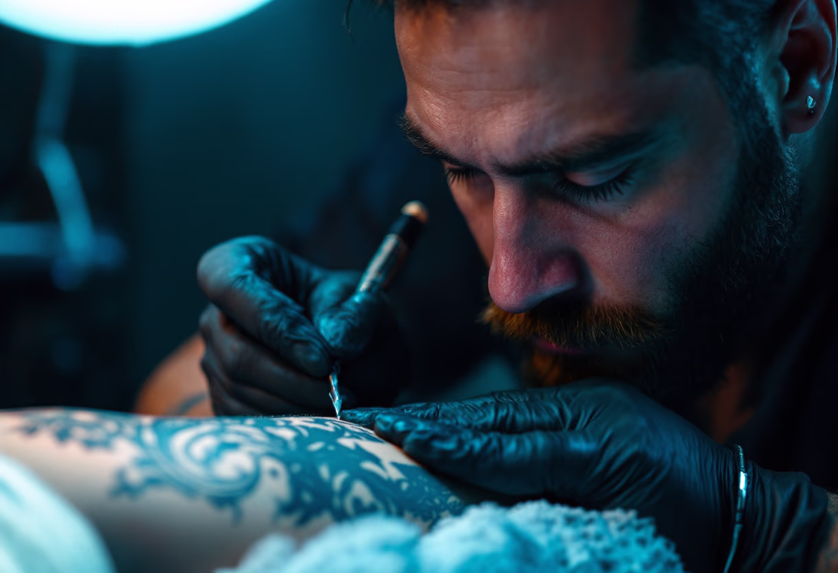 image of tattoo designs in progress