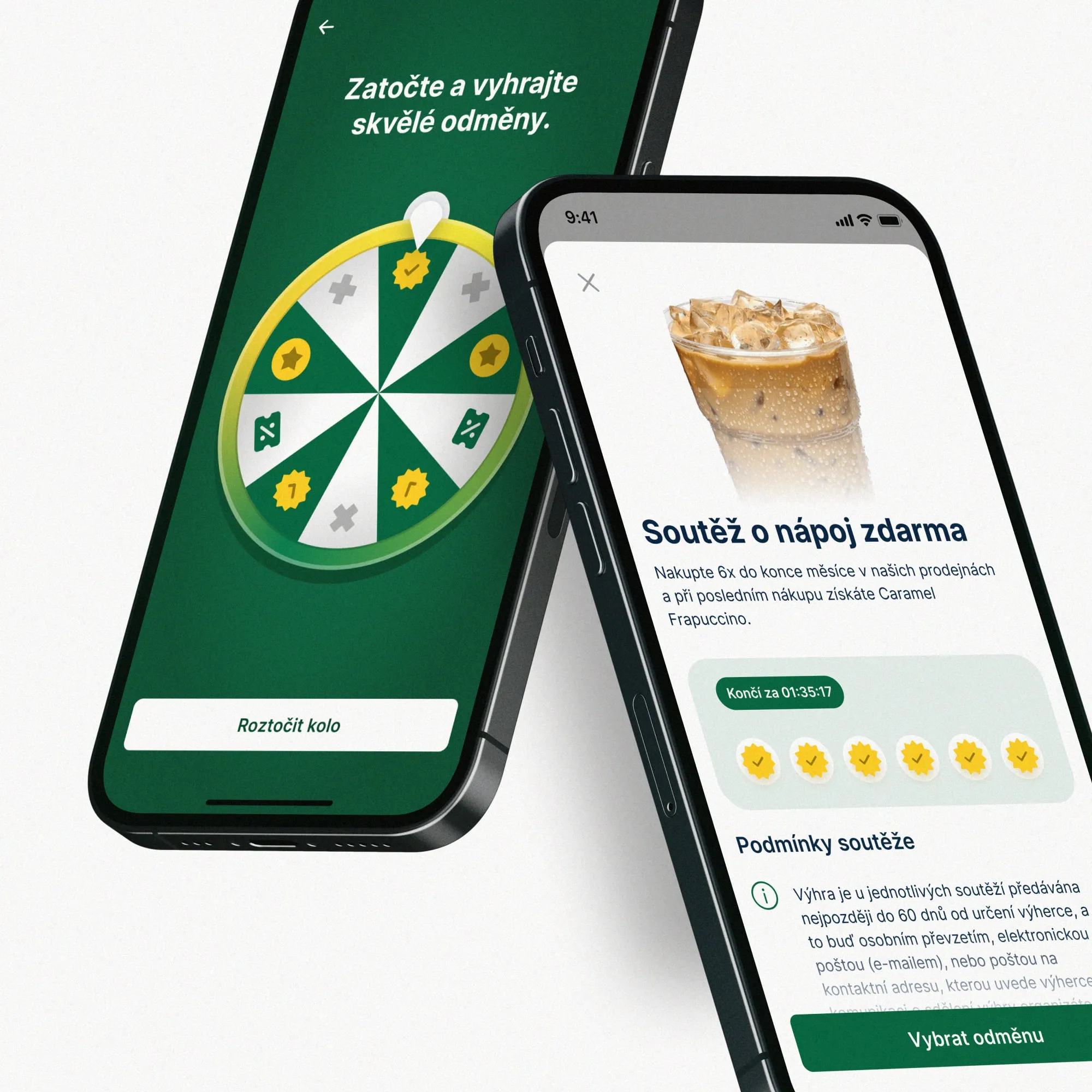 3D phones showing features of the Loyaltee app
