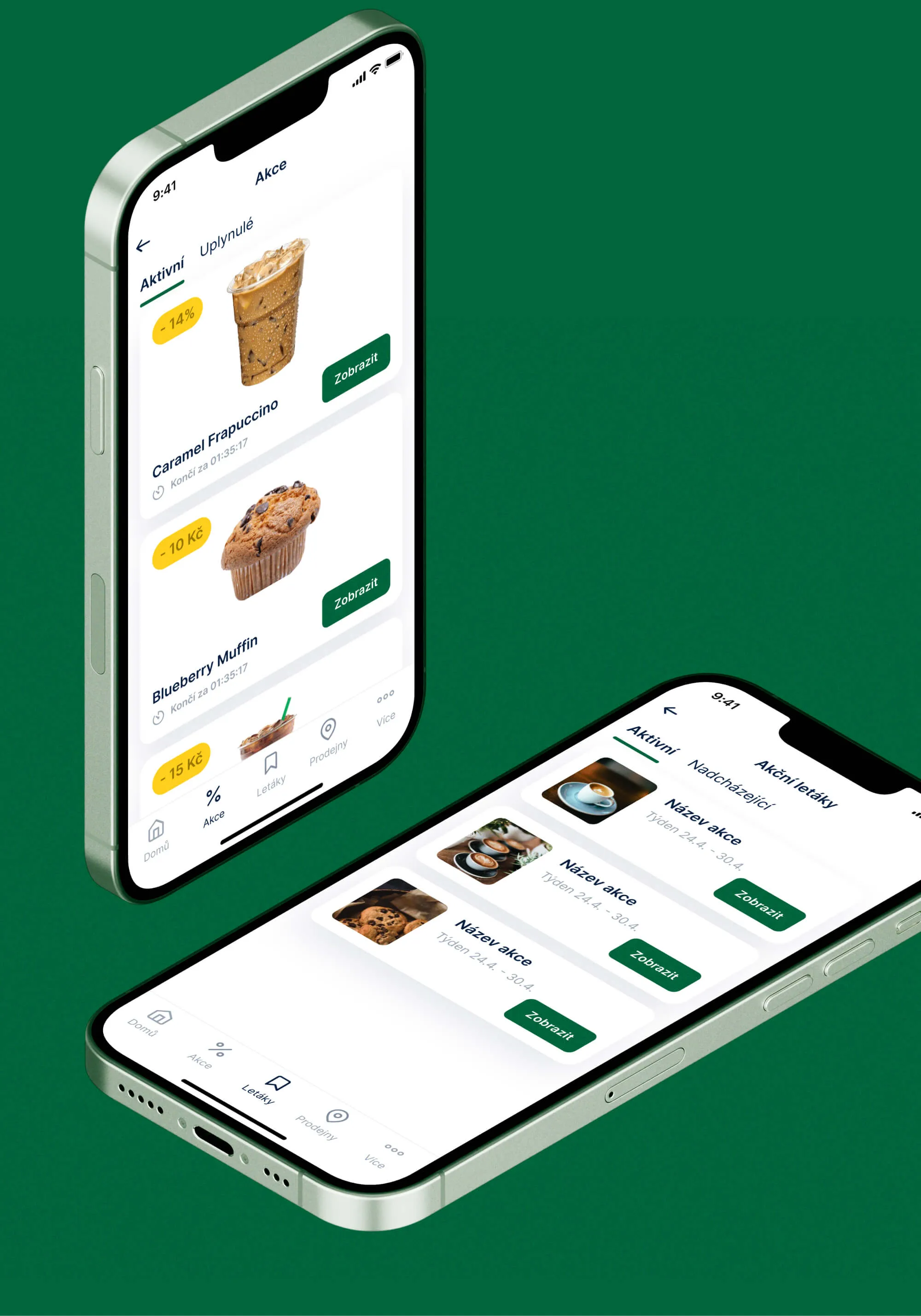 3D phones showing features of the Loyaltee app