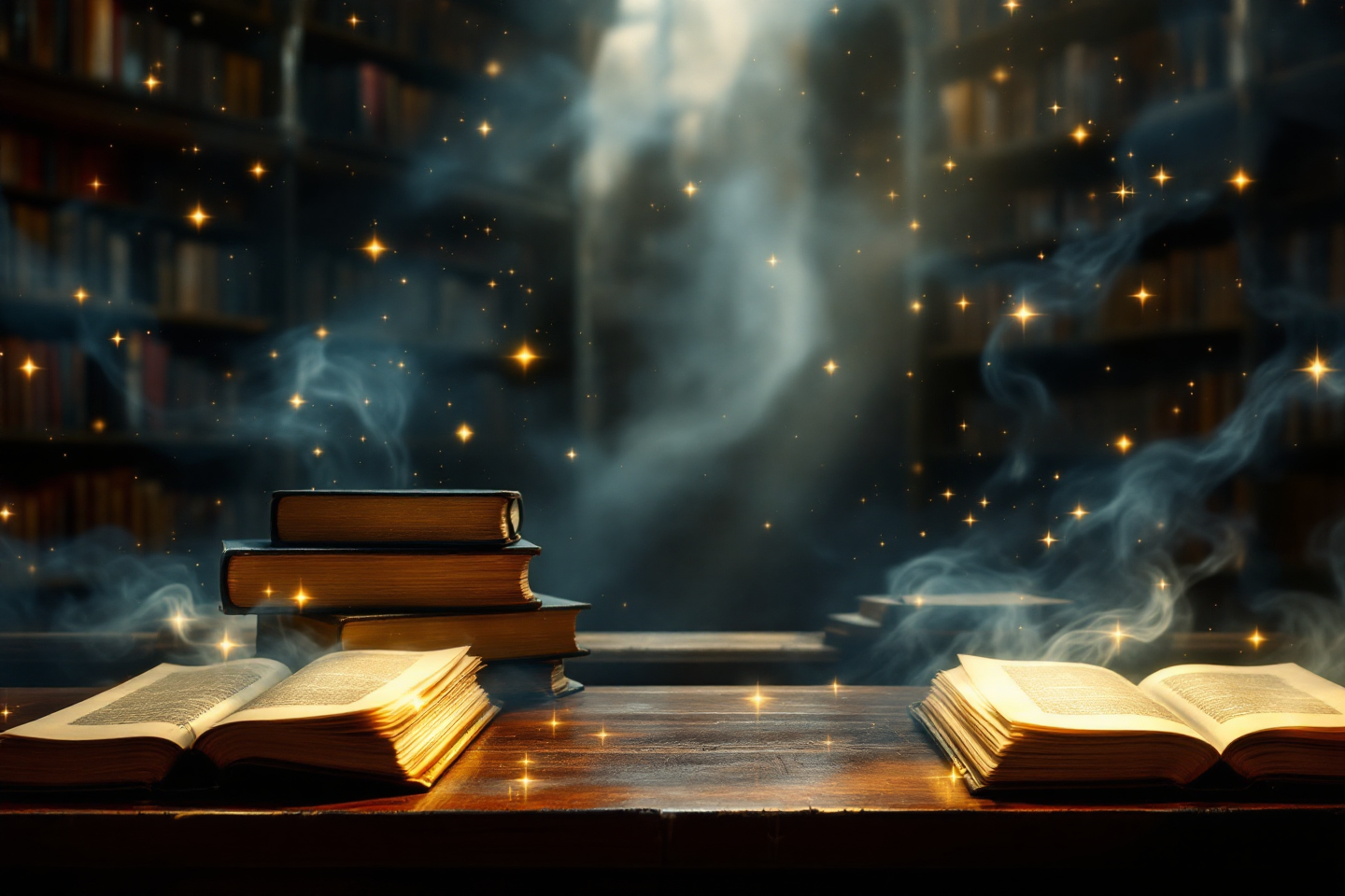 A magical place for learning with books