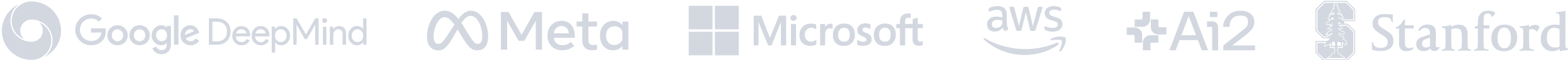 Google DeepMind, Meta, Microsoft, AWS, Ai2, Stanford