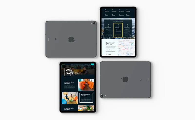 portfolio work for Gate135