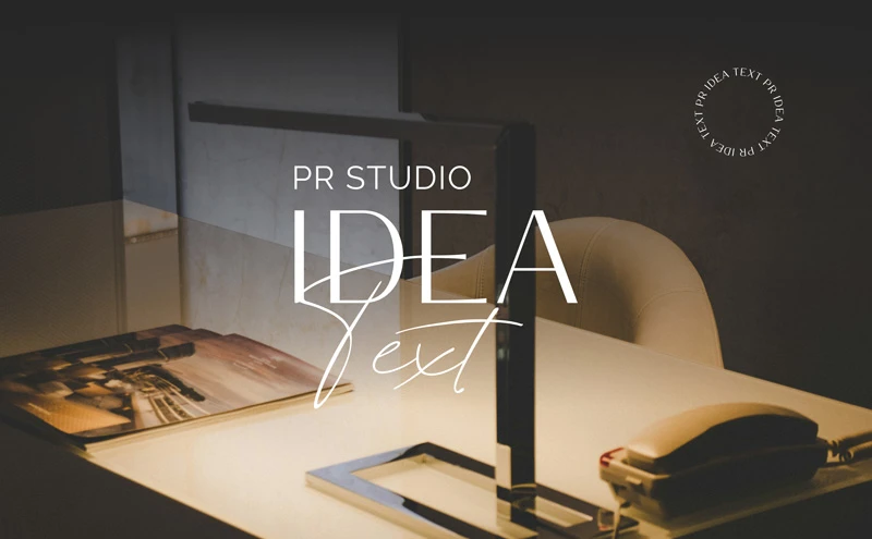 portfolio work for Idea Text