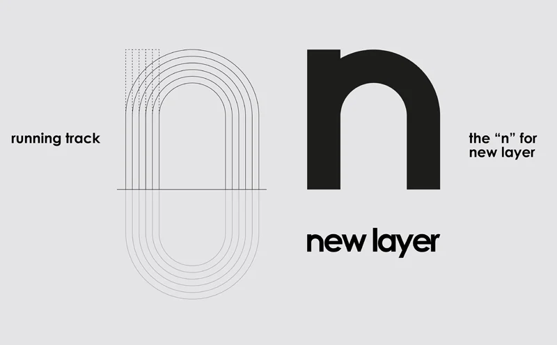 portfolio work for New Layer logo