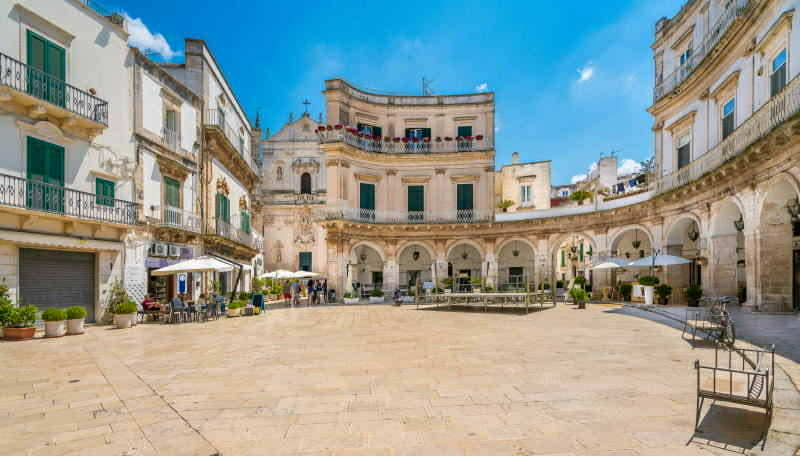 Exploration of the lovely Valle d’Itria region of Puglia would not be complete without a visit to Martina Franca, the largest town in the area