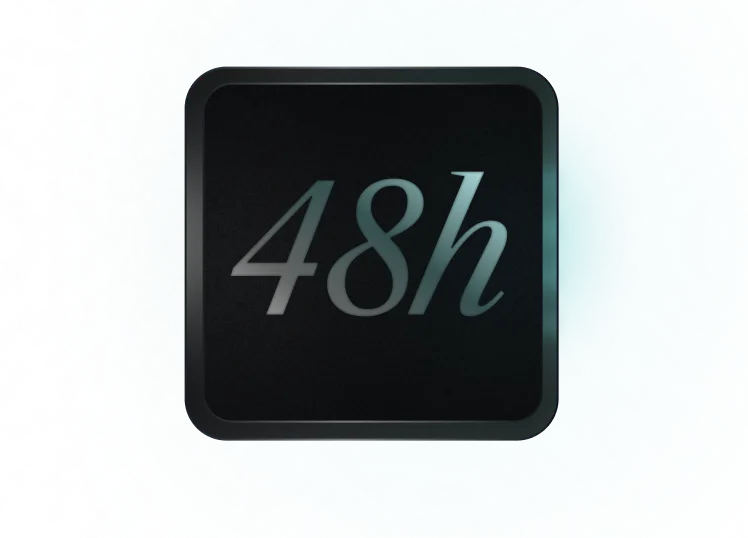 Ergebnisse innerhalb von48 Stunden