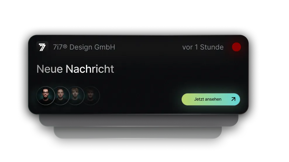 Erhalte sofort Benachrichtigungen zu allen Updates